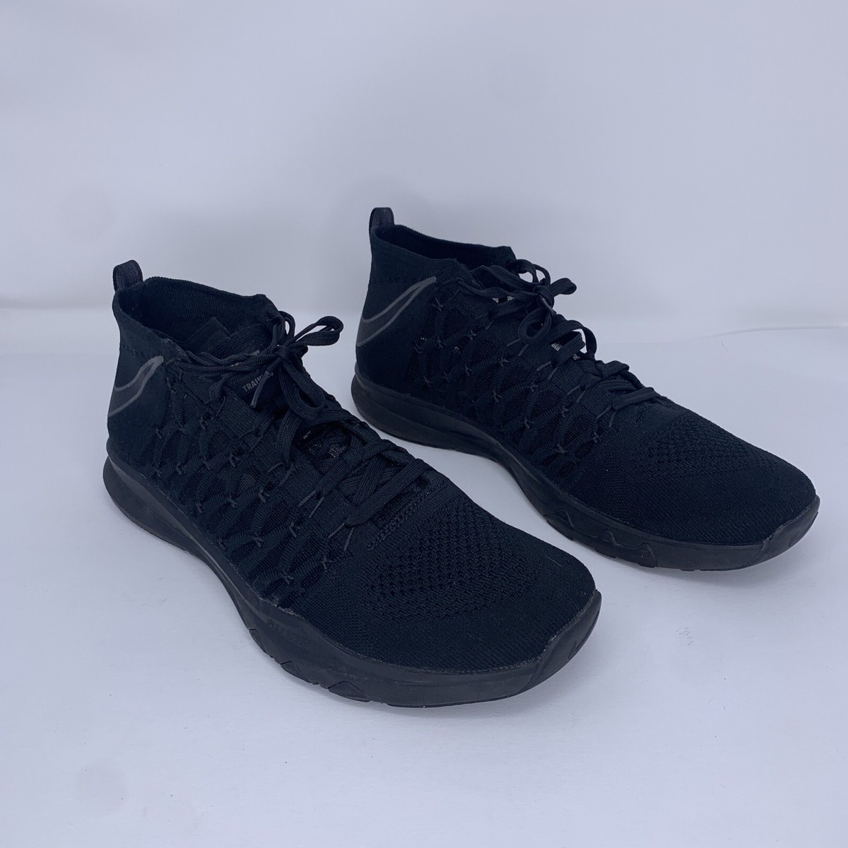 Nike Train Ultrafast Flyknit — Black — Men's Size 15 — 843694-003