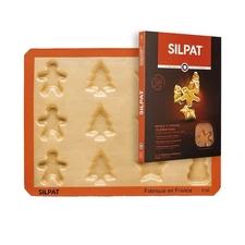 Silpat Perfect Non-Stick 12 Cavity Holiday Treats Baking Pan