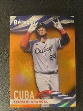 2021 Topps Chrome Beisbol Orange Refractor Yasmani Grandal  /25