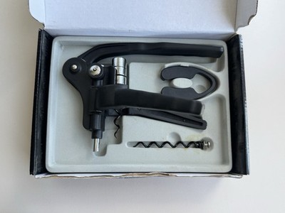 Le Creuset Screwpull Corkscrew Lever Wine Opener and Foil Cutter Set