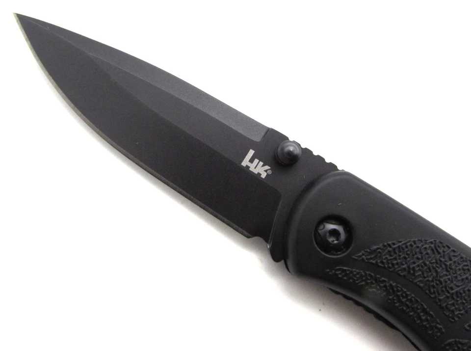 Cuchillo hecho en banco HK Heckler & Koch Liner Lock punto de caída 8Cr13 - sin caja Foto 2 de 4