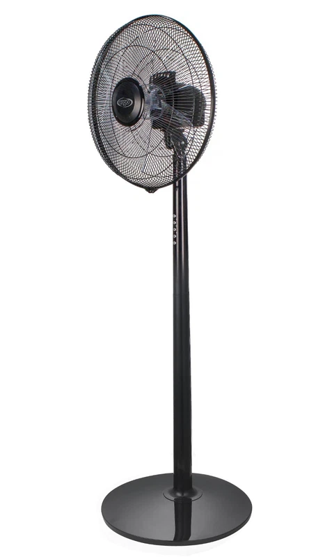 Ventilatore a Piantana Terra ARGO Nero 5 Pale 40 cm Telecomando Timer Ventolino, fotografia 8 di 14