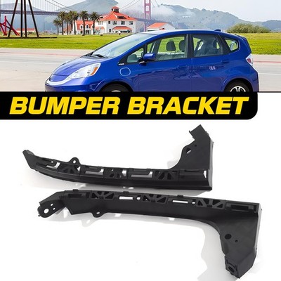 Bumper Bracket Set For 2009-2014 Honda Fit Front Left & Right ABS 2Pcs EAW