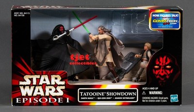 Star Wars Episode I Tatooine Showdown 3-Pack Hasbro 1999 New