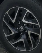 2016 CRV OE Wheel 17x7 Twisted Spoke Black Se Us Market Honda