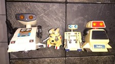 4 Vintage Plastic Robots Bandai Japan 