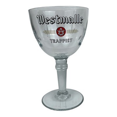 Westmalle Trappist Belgian Ale Glas Kristall Bier Kelch Kelch 33cl Mancave 