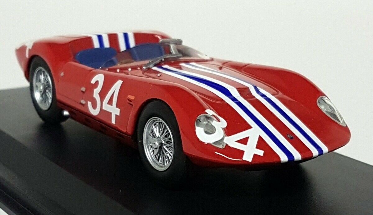 Leo Models 1/43 Scale - Maserati Type 61 Drogo Reims 1963 Casner Diecast Car