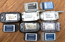 Lot of 4 Cell flip phones 2 Samsung, 3 Verizon/LG 5 batteries