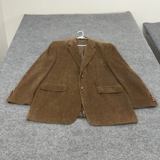 Lauren Ralph Lauren Blazer Mens 44R Brown Cotton Corduroy Sport Coat Classic