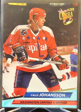 1992-93 Fleer Ultra Calle Johansson #234 Washington Capitals