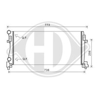 1X KüHler MotorküHlung Diederichs DCM3473 Diederichs Climate FüR Audi VW