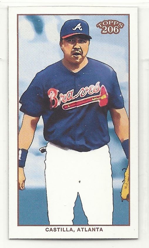 2002 Topps 206 Polar Bear Mini  Vinny Castilla 343