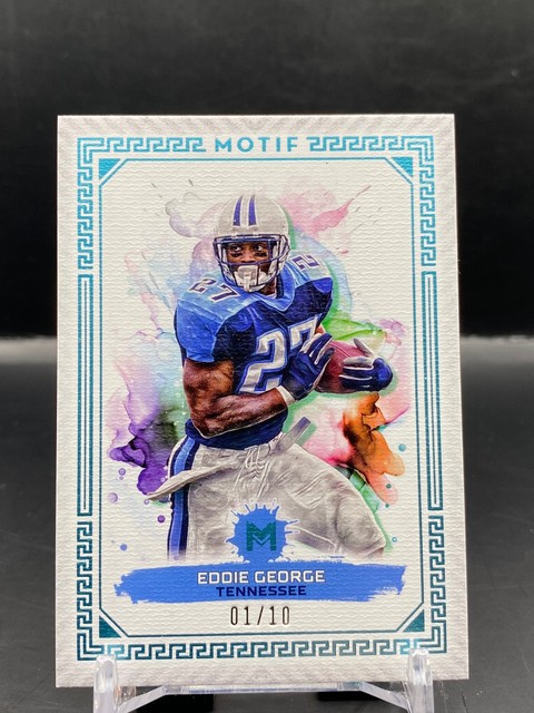 2023 Topps Motif #99 Eddie George Cerulean Blue #/10