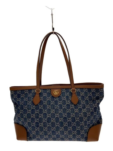 GUCCI Offidia GG Denim Medium Tote Bag Tote Bag Indigo Allover 631685
