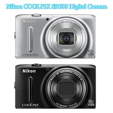 Nikon COOLPIX S9500 Digital Camera 18.1 MP 22x Optical Zoom Wi-Fi&GPS Time Lapse