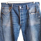 38x38 Sweet Fade Levis 501 Jeans 38x36 Fit Mens Blue Denim Jeans Button Fly