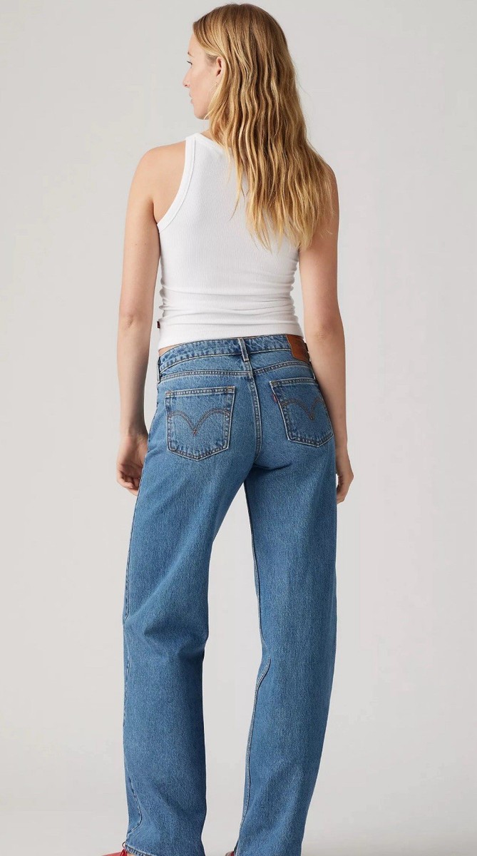 NWT Levi's Dad Jeans Low Rise Loose In Hip Thigh Straight Leg