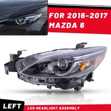 Led Headlight Headlamp Wafs Left Side For 2016-2017 Mazda 6 Gmn3-51-041d