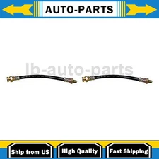 Front Brake Hose 2x For Hyundai Excel 1.5L 1987 Eagle Talon 1.8L 1993-1994