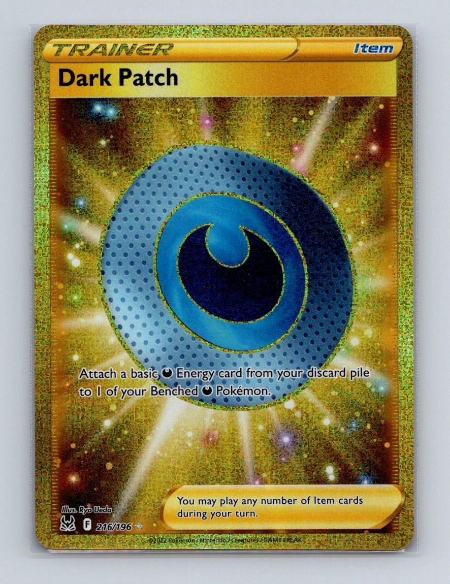 Dark Patch 216 2022 Pokemon Lost Origin Full Art Secret Rare Card NM+ (a)