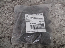 100 x New 3M 40212 241D P50X Grade 1" x 1" THREE-M-ITE RB Cloth Evenrun Bands