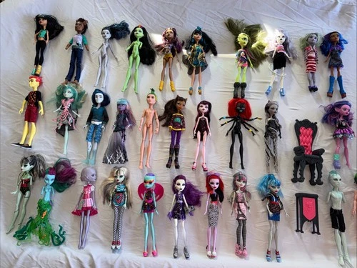 Monster High Wydowna Cyclops Clops Robecca Spectra Chloe Throne Boys Lot-30 🔥