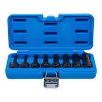BGS Kraft-Bit-Einsatz-Satz Antrieb Innenvierkant 12,5 Mm Innensechskant 5 - 19