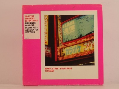 MANIC STREET PREACHERS TSUNAMI (PINK) (B8) 3 Track CD Single including Card Slee