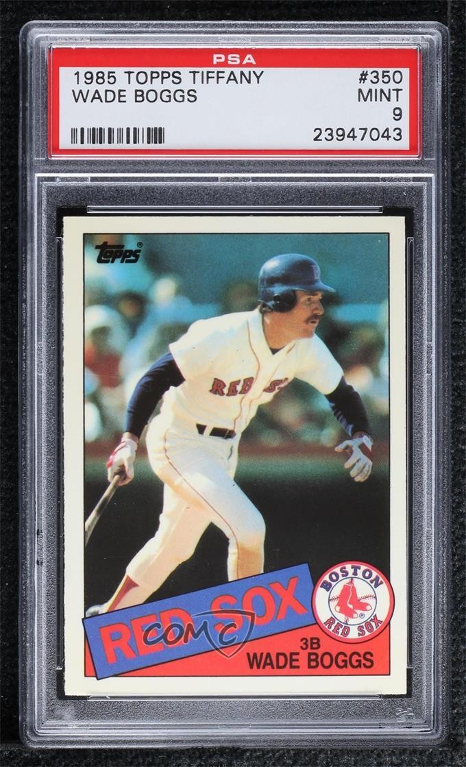 1985 Topps Collector's Edition Tiffany Wade Boggs #350 PSA 9 MINT HOF 0v1p
