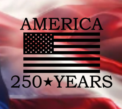 America 250 Years Anniversary Flag Vinyl Decal Sticker Car Truck Window 1776
