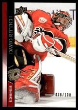2020-21 UPPER DECK UD EXCLUSIVES DAVID RITTICH 038/100 CALGARY FLAMES #30