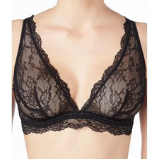 NWT LE MYSTERE Perfect 10 Lace Unlined Underwire Bralette Bra 79, - SIZE 38DD