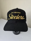 Pittsburgh Steelers Sports Specialties Spell Out Script Snapback Cap Hat The Pro