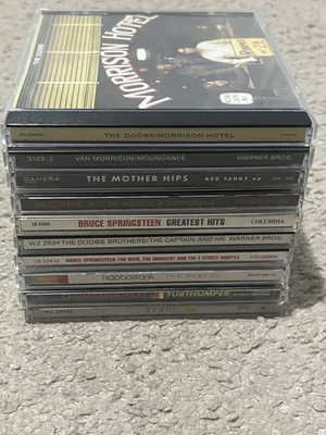 #ad #ad 10 CD Rock Lot Doors Van Morrison Springsteen Doobie Brothers Hoobastank $25.49