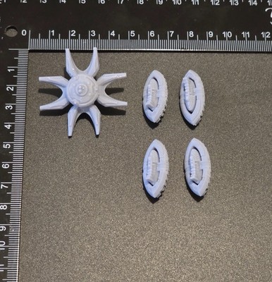 Battlefleet Gothic Nicassar Dock x1 + 4x Escorts - kompatibel BFG Schiff