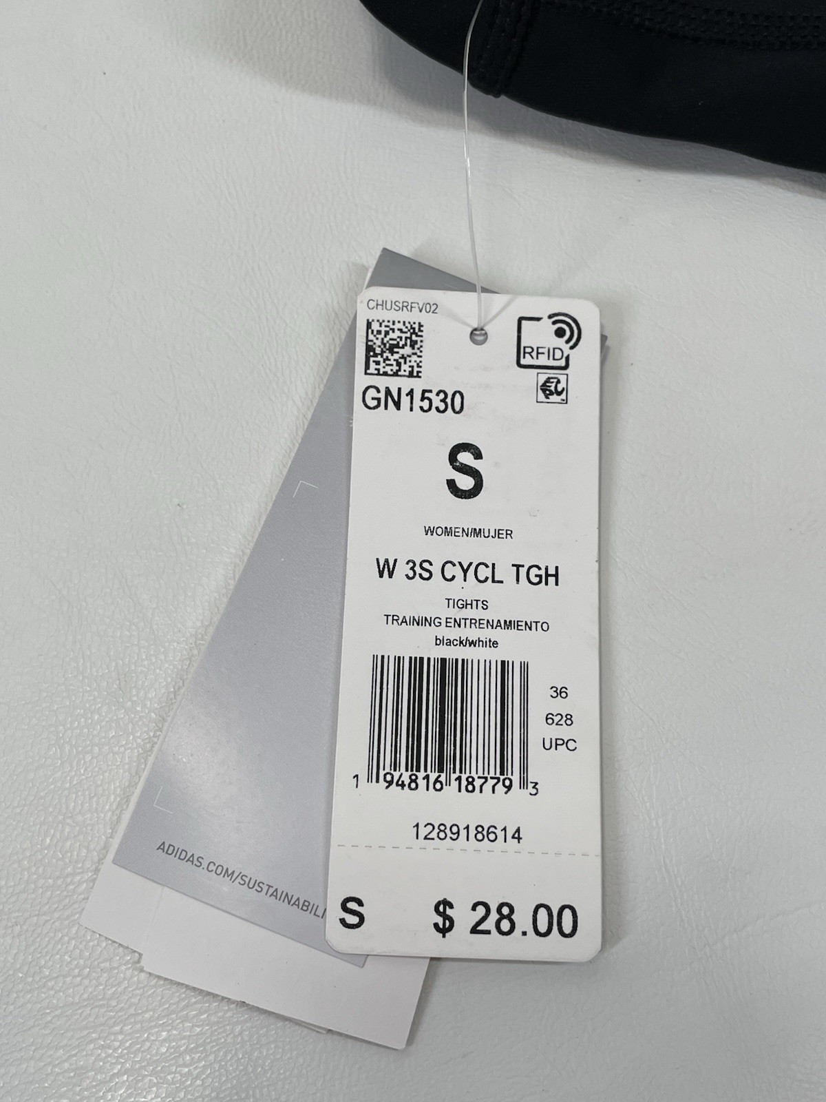 Adidas Primegreen Aeroready Tight Shorts Womens Size S Black NWT thumbnail 5