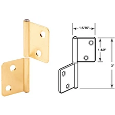 Prime-Line Bi-fold Closet Hinge N 7025 PRIME-LINE N 7025 049793870254 Steel