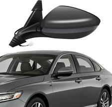 Left Driver Power Side Mirror Assembly Compatible with Accord LX Sport 1.5T 2018