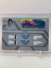 2008 Topps Triple Threads Mike Schmidt White Whale 1/1 Patch Auto Phillies MVP