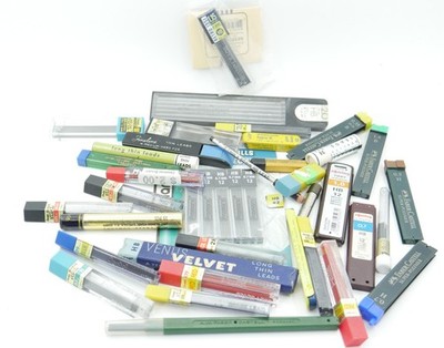 Large Assortment of New Pencils Leads - 0.35mm to 2.0mm - Many Brands - Unused