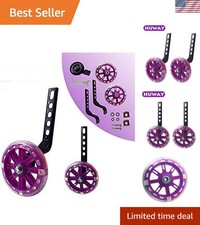 training wheels flash mute wheel bicycle stabiliser mounted Kit compatible fo...