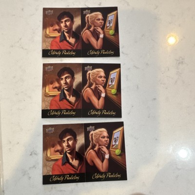 Upper Deck Celebrity Predictions 2009 Non-Sport Trading Cards CP-11 CP-12