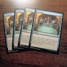 MTG - 4 x Preordain - Playset 4x x4 - Commander Legends Regular NM