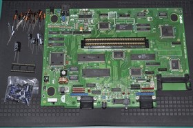 NEO GEO AES Console AES3-6 Full Recap, BIOS Socketed, RGB Bypass, Joystick SNK