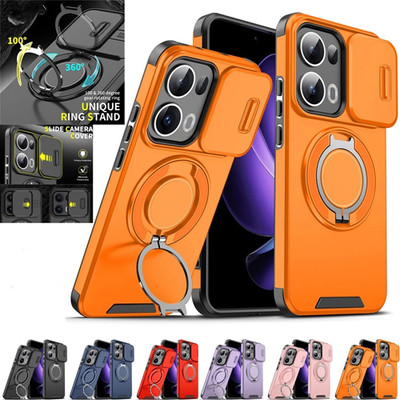 Shockproof Armor Ring Stand Case Cover für Oppo Reno 14 14F 13F 13 / Find X9 Pro