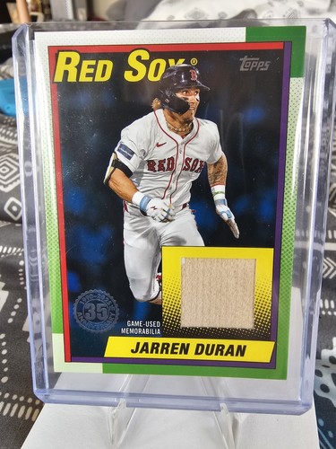 2024 Topps Series 1 - 1990 Topps Jarren Duran Relic /150
