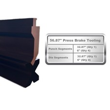 New 56.87” American Type Press Brake Punch (h: 3.78