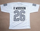 Rod Woodson Signed Custom Oakland Raiders White Jersey | Beckett COA