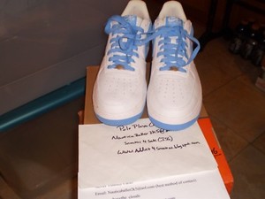 Nike Air One Low White/University Blue sz 11 $182.00 shipped via USPS Nike  Air 1 | eBay